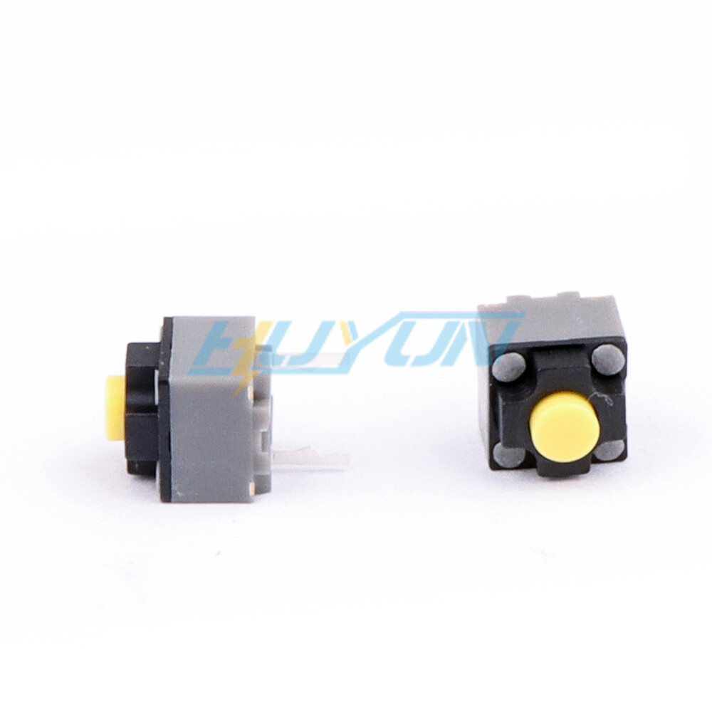 Kailh Silent Square Tactile Mouse Micro Switch 6*6*7.3 Yellow Dot 20M Click