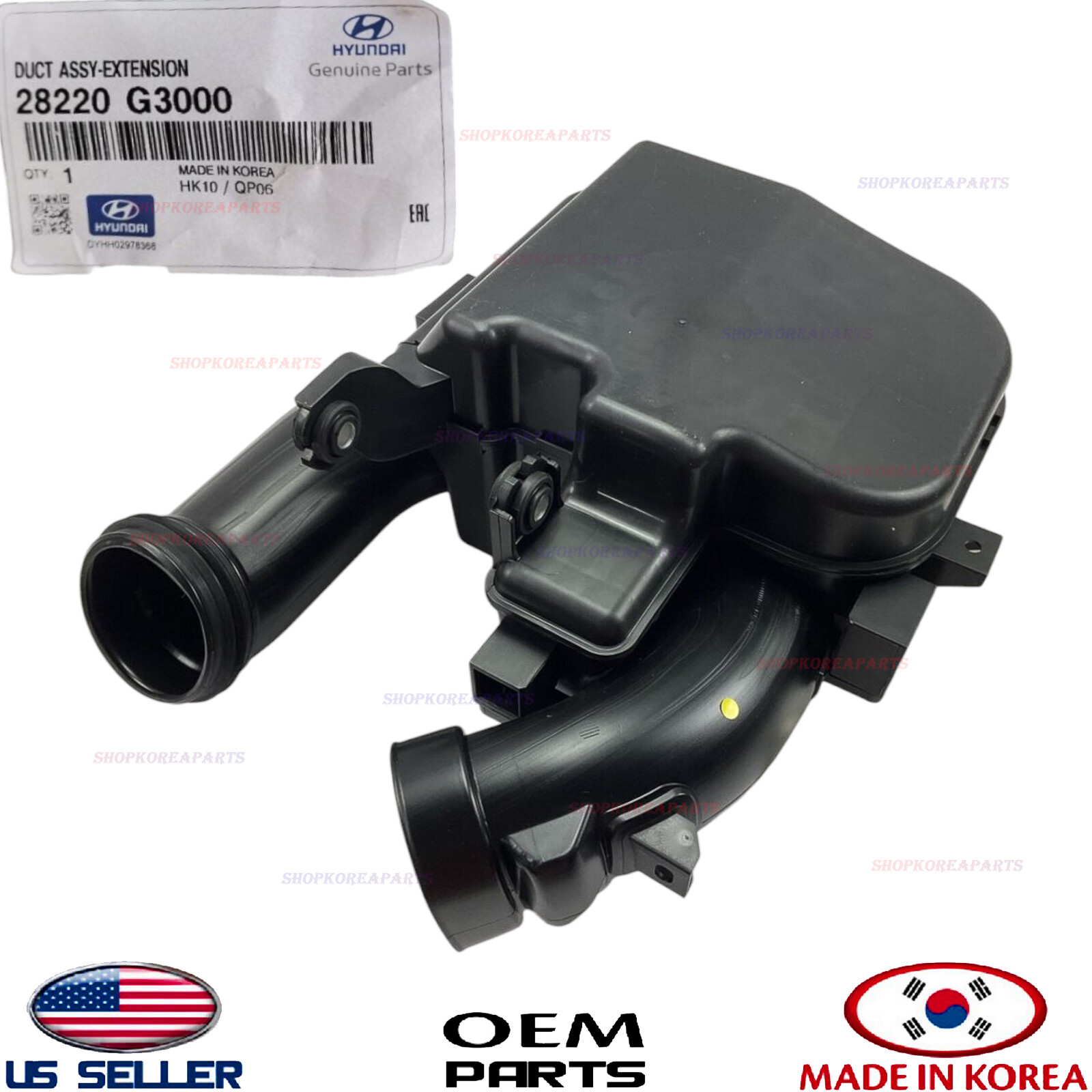 GENUINE OEM Air Cleaner Intake Resonator 2.0L 2018–2020 Elantra GT 2019–24 Forte