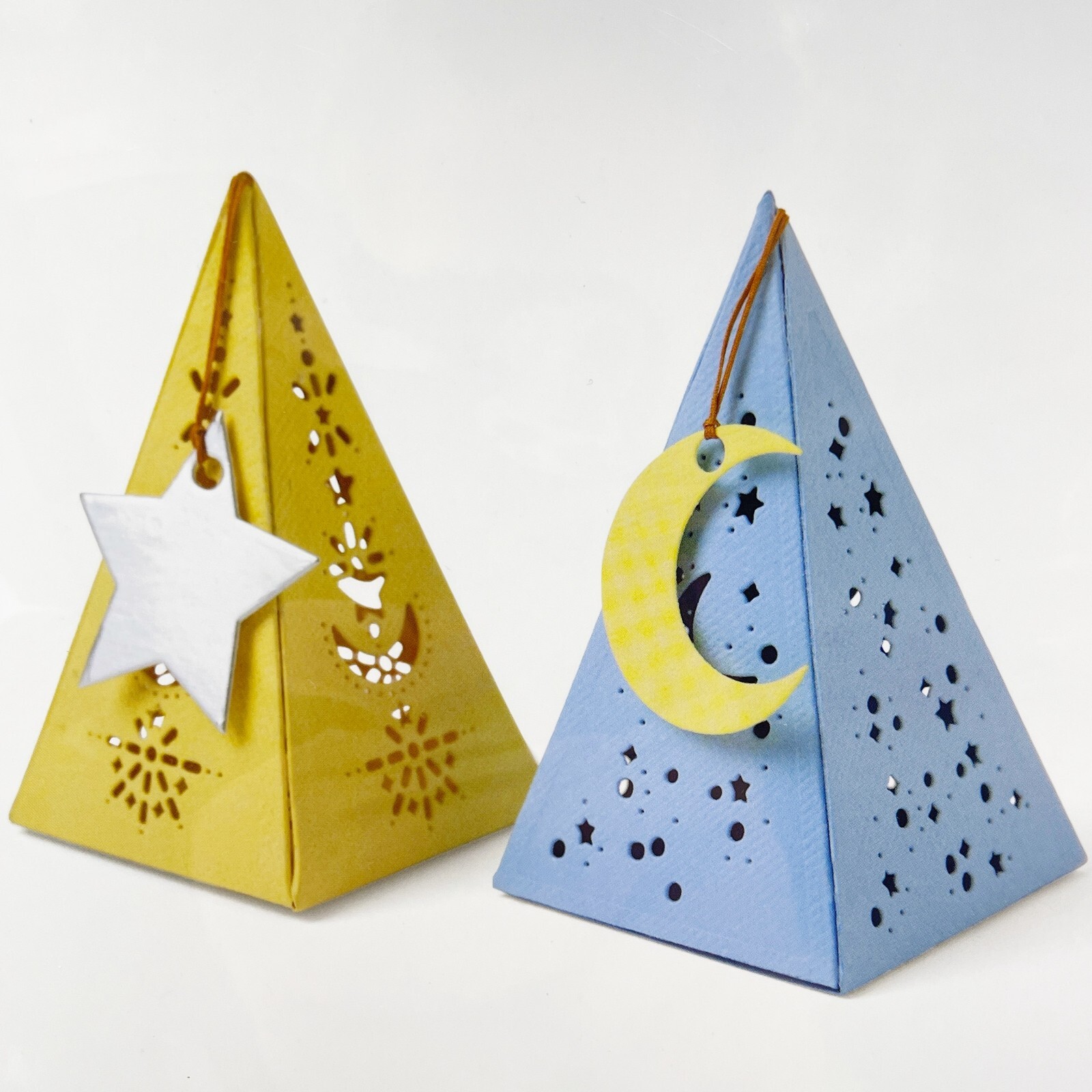 Sizzix Thinlits Celestial Favor Box Cutting Dies Aluminum Metal Sheets NEW