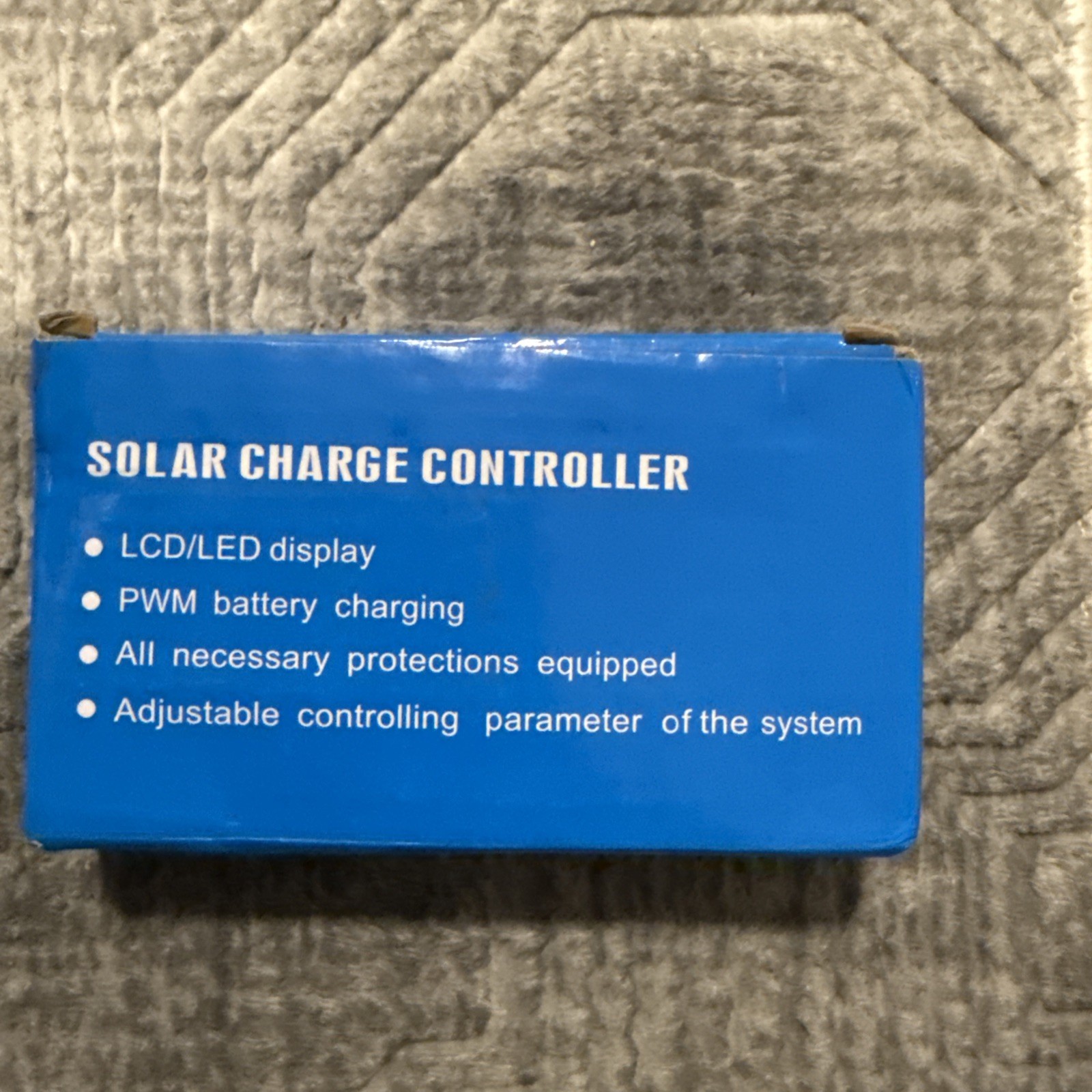 Solar Charge Controller 30A 12V 24V LCD PWM Battery Regulator New In Box
