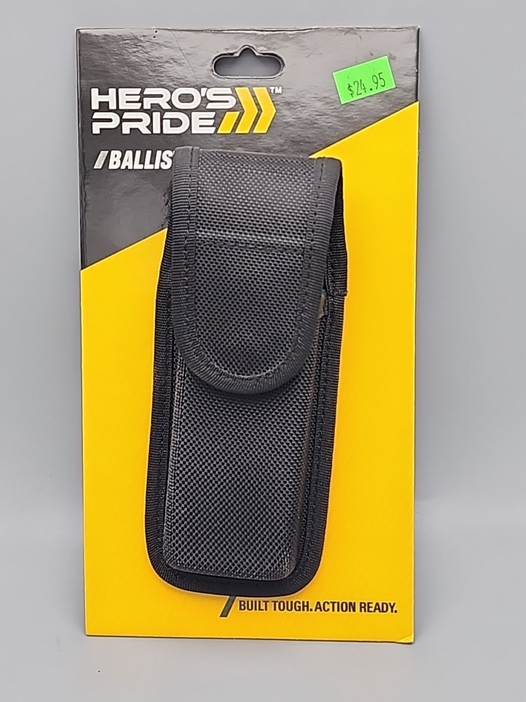 Hero's Pride 1027 Ballistic Closed Single Magazine Case - Black - Large