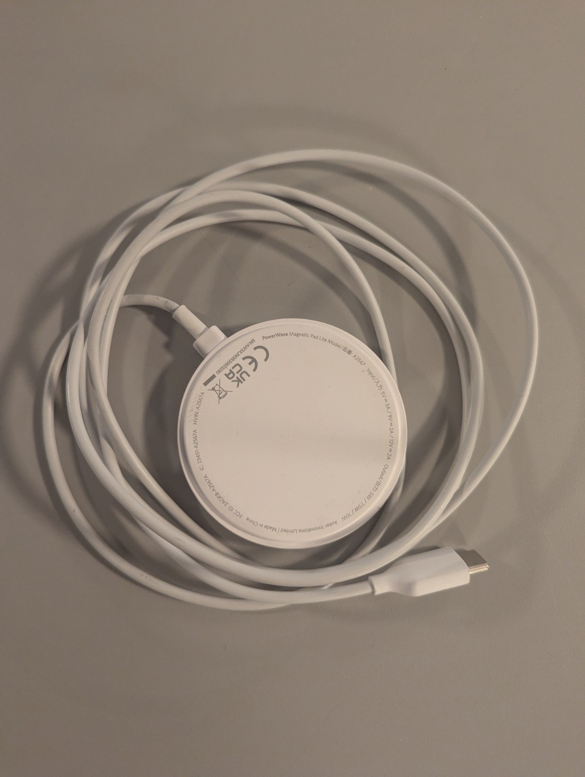Anker Wireless Charger, 313 Qi-Certified 10W Max, Magsafe to USB-C