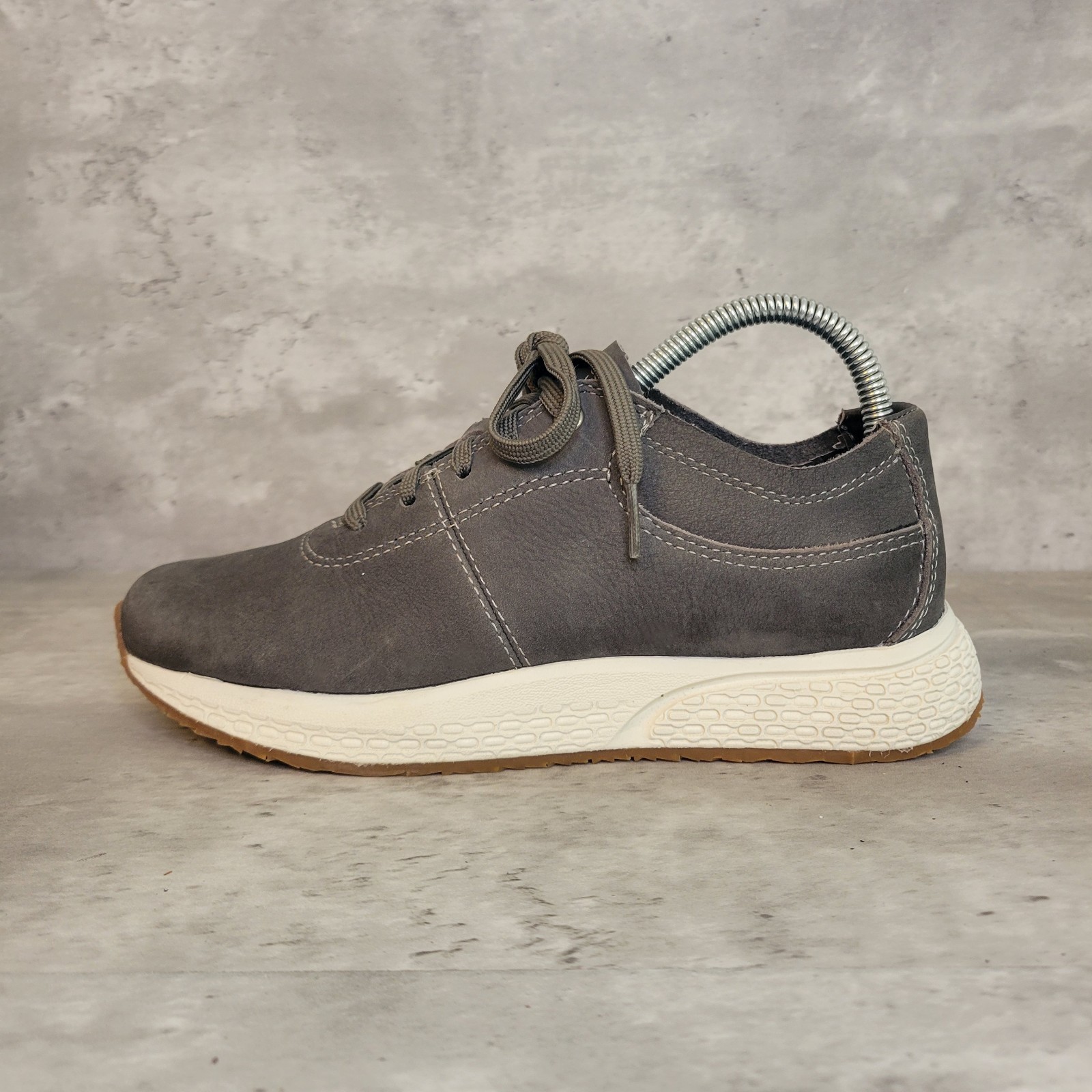 LL Bean Shoes Womens 6.5 Gray Stone Coast Oxford Sneakers Lace Up Casual 507181