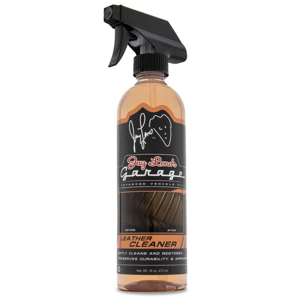 Jay Leno's Garage PREMIUM LEATHER CLEANER Removes Dirt, Dust, Stains CAR HOME
