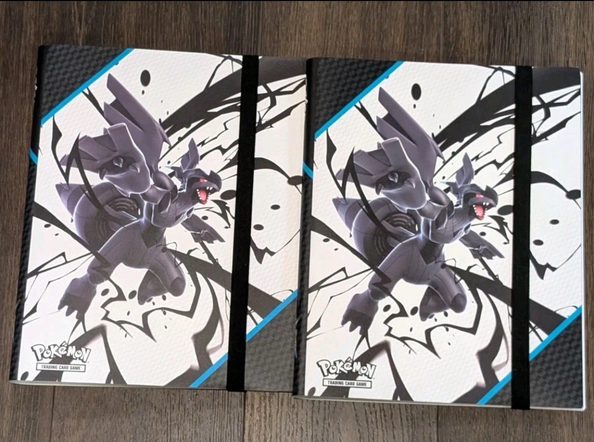 2x Pokemon TCG Scarlet Violet Black Bolt Binder Collection (BINDERS ONLY)