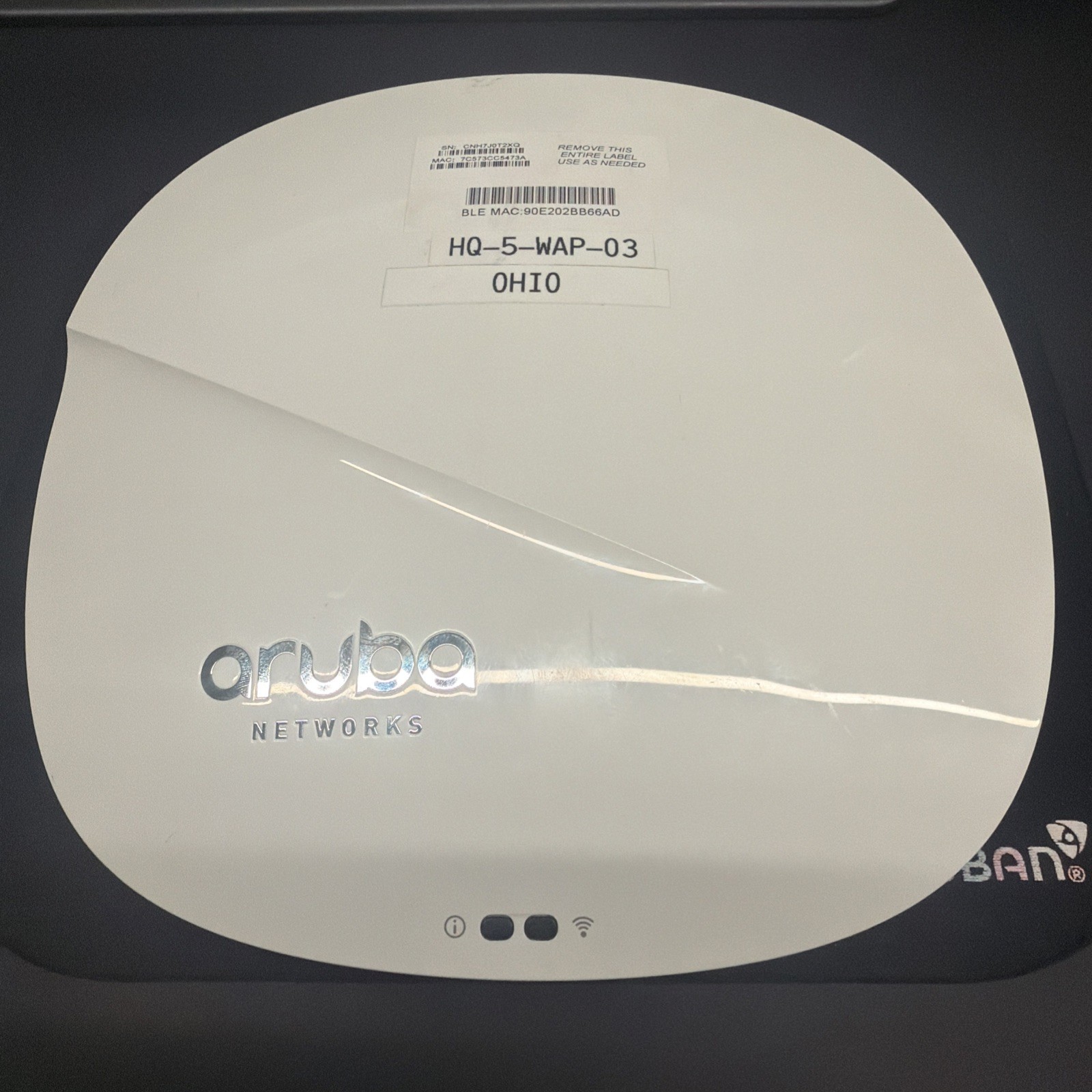 HP JW813A ARUBA WIRELESS INSTANT ACCESS POINT IAP-315 APIN0315