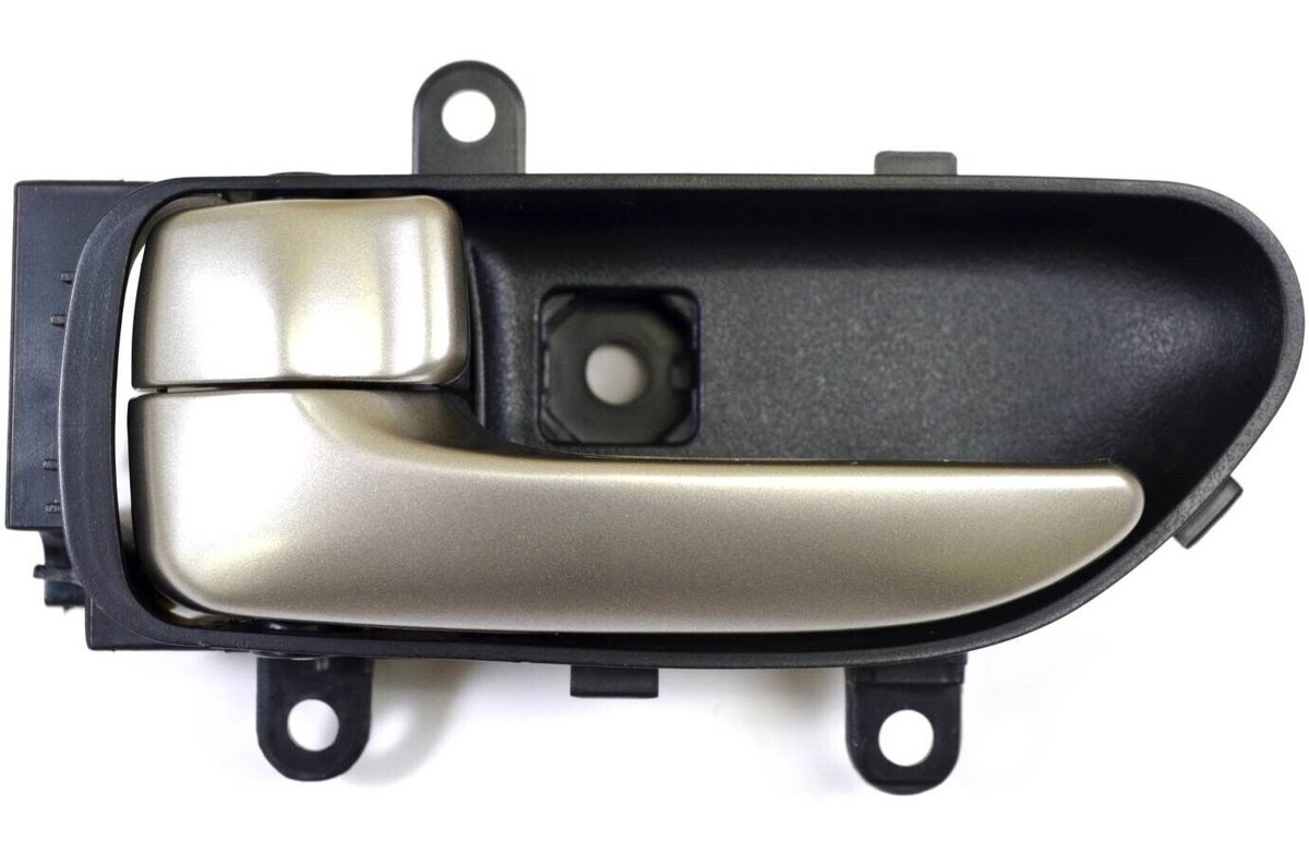 fits 2003 to 2007 Infiniti G35 Interior Door Handle Left Black Silver