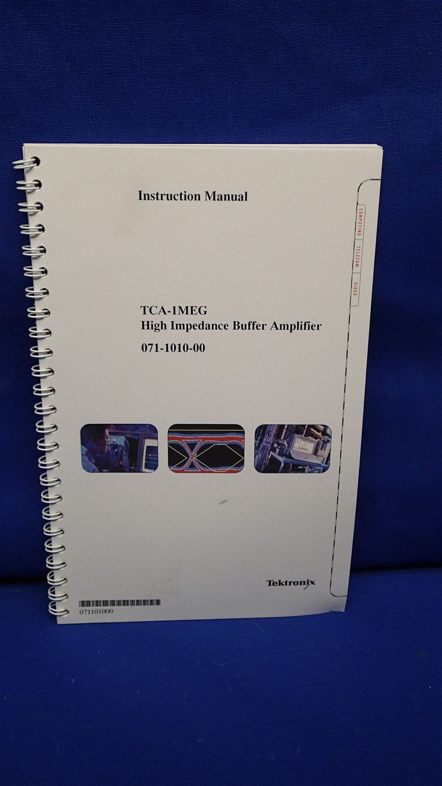 TEKTRONIX TCA-1MEG HI IMPEDANCE BUFFER AMPLIFIER INSTRUCTION MANUAL 071-1010-00