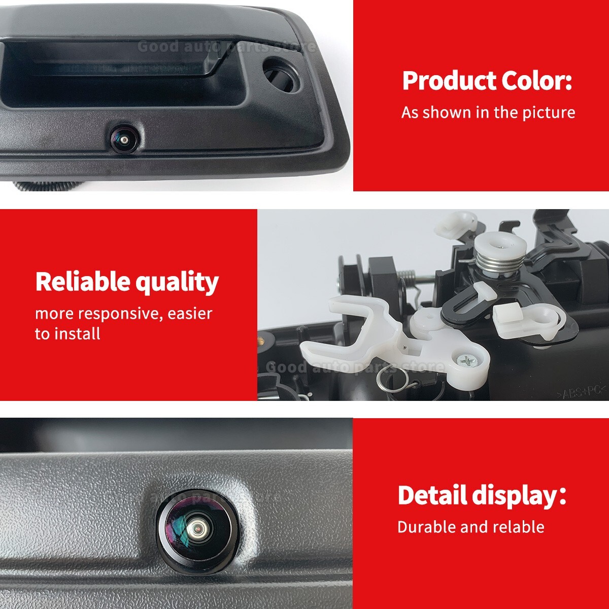 NEW Tailgate Handle Reverse parking assist camera For 2014-2018 Chevy Silverado