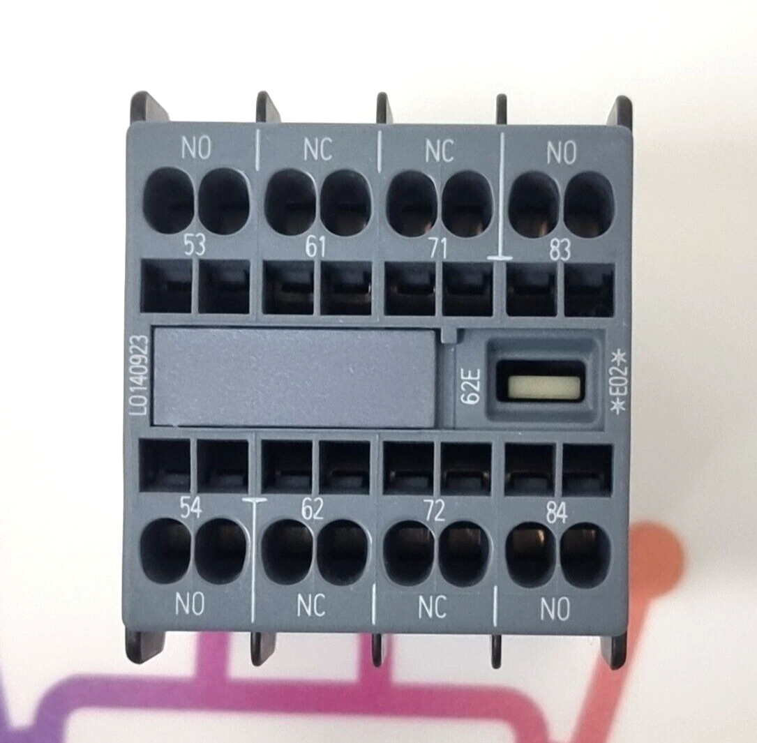 SIEMENS 3RH2911-2GA22 Auxiliary Switch Block (Lot Of 2 Pcs)