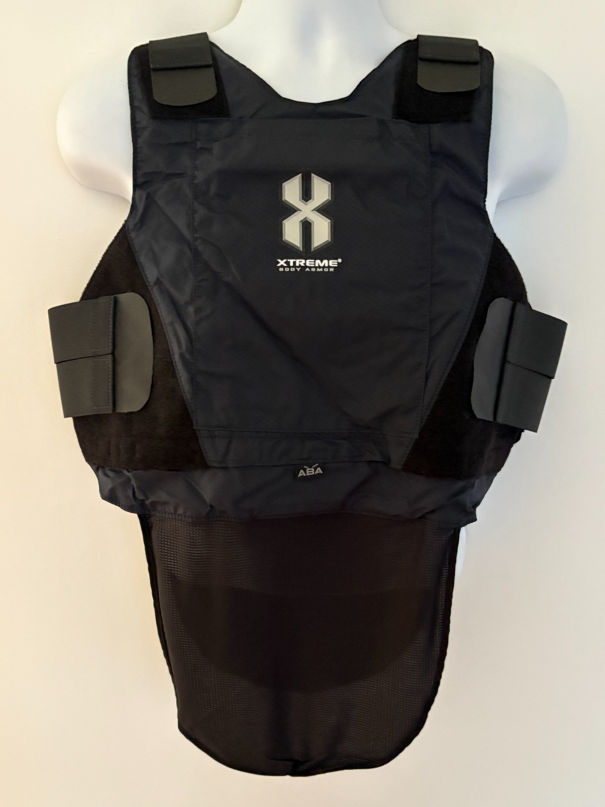 ABA Concealable Male Xtreme Armor Carrier XS 1913-1614 Navy Logo Rip Stop