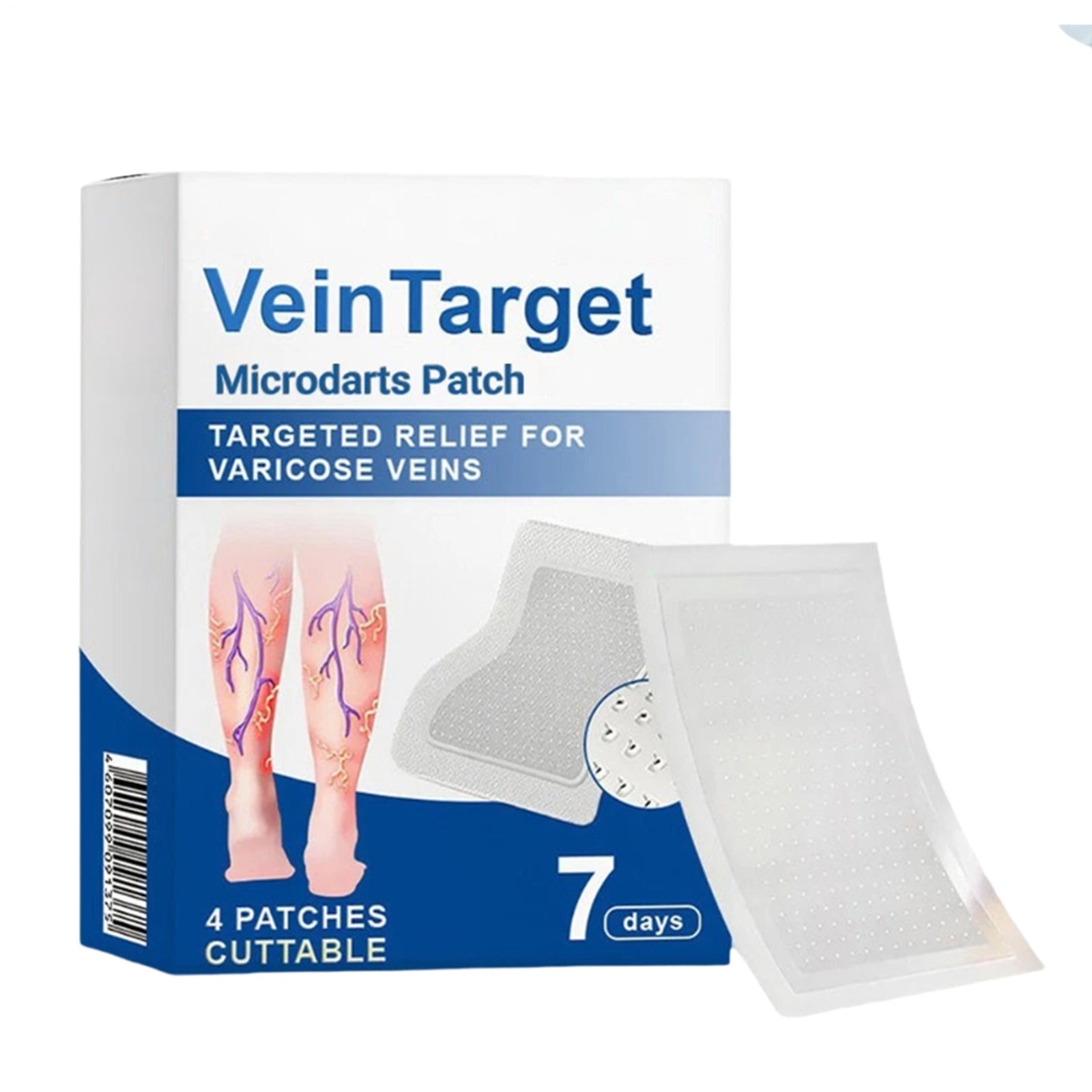2026 Vein Target Microneedle Patch Natural Ingredients Leg Care Patch