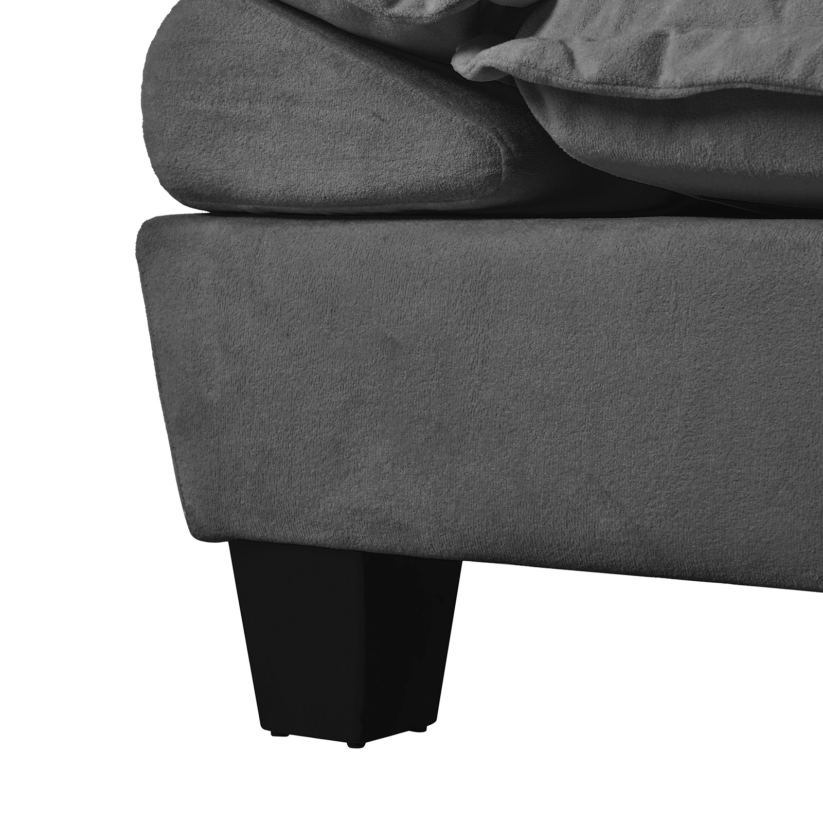 Modular Sectional Sofa, Cloud Couch with Sailboat Design, 1 Movable Ottomans & 2