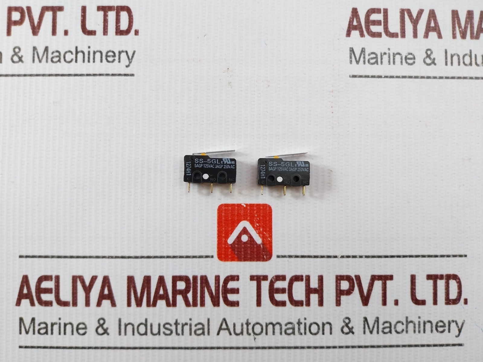 Lot Of 2X OMRON SS-5GL Miniature Micro Switch 5A 250VAC