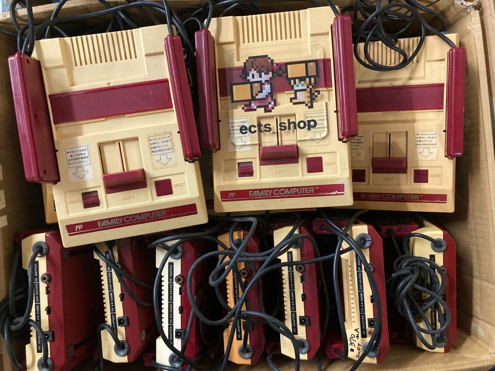 Nintendo Famicom Console Lot of 4 Tested Working HVC-001 Japan Original
