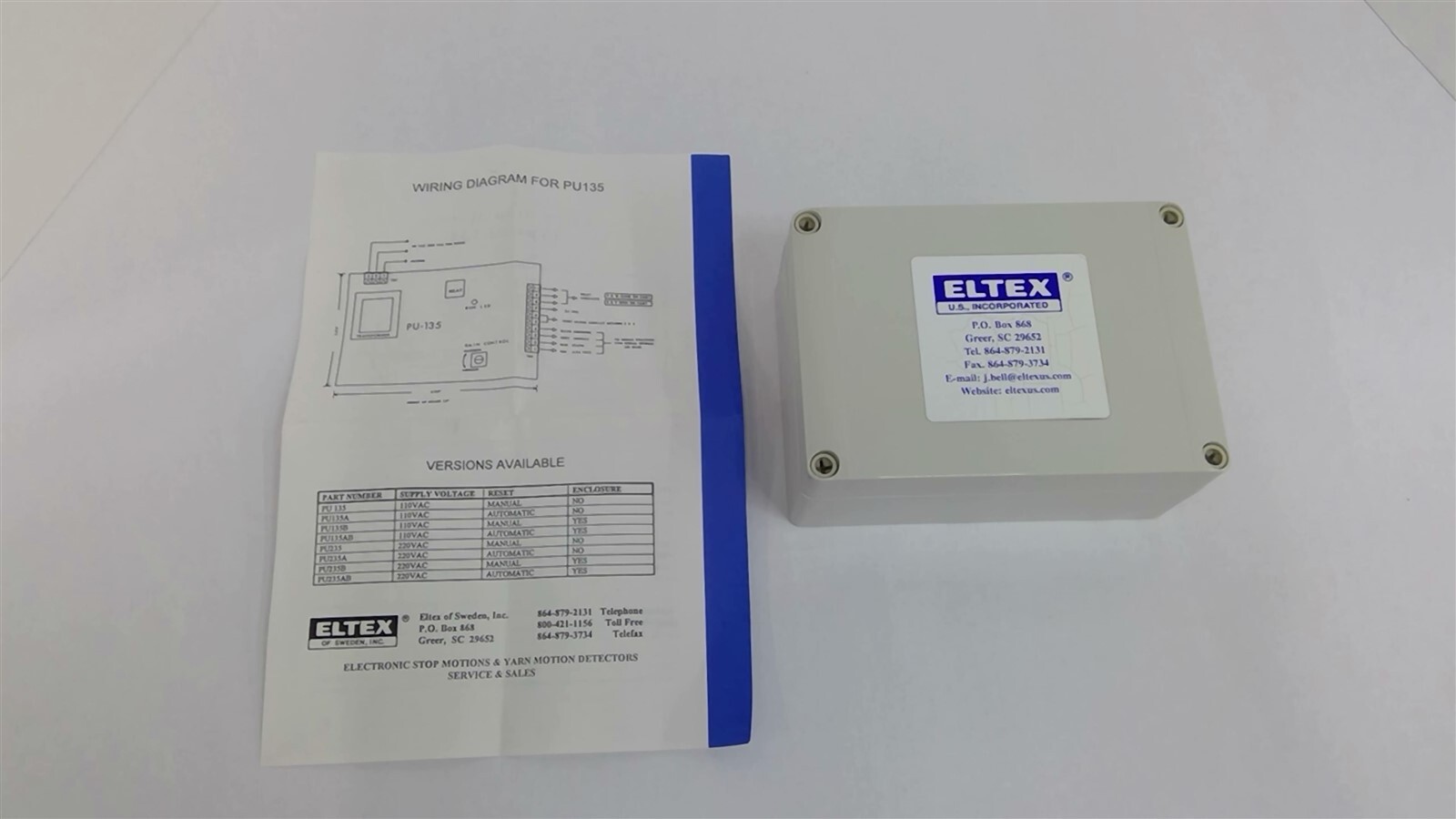 Eltex PU135 Control Unit Monitor