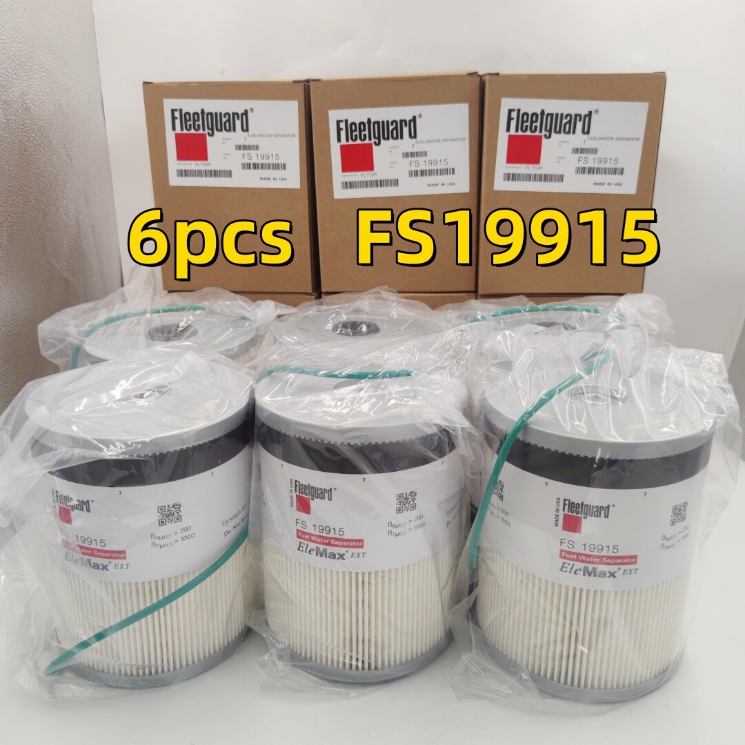 6PCS Replacement For FS19915 L9915F Fuel Filter With Water Separator FS 19915