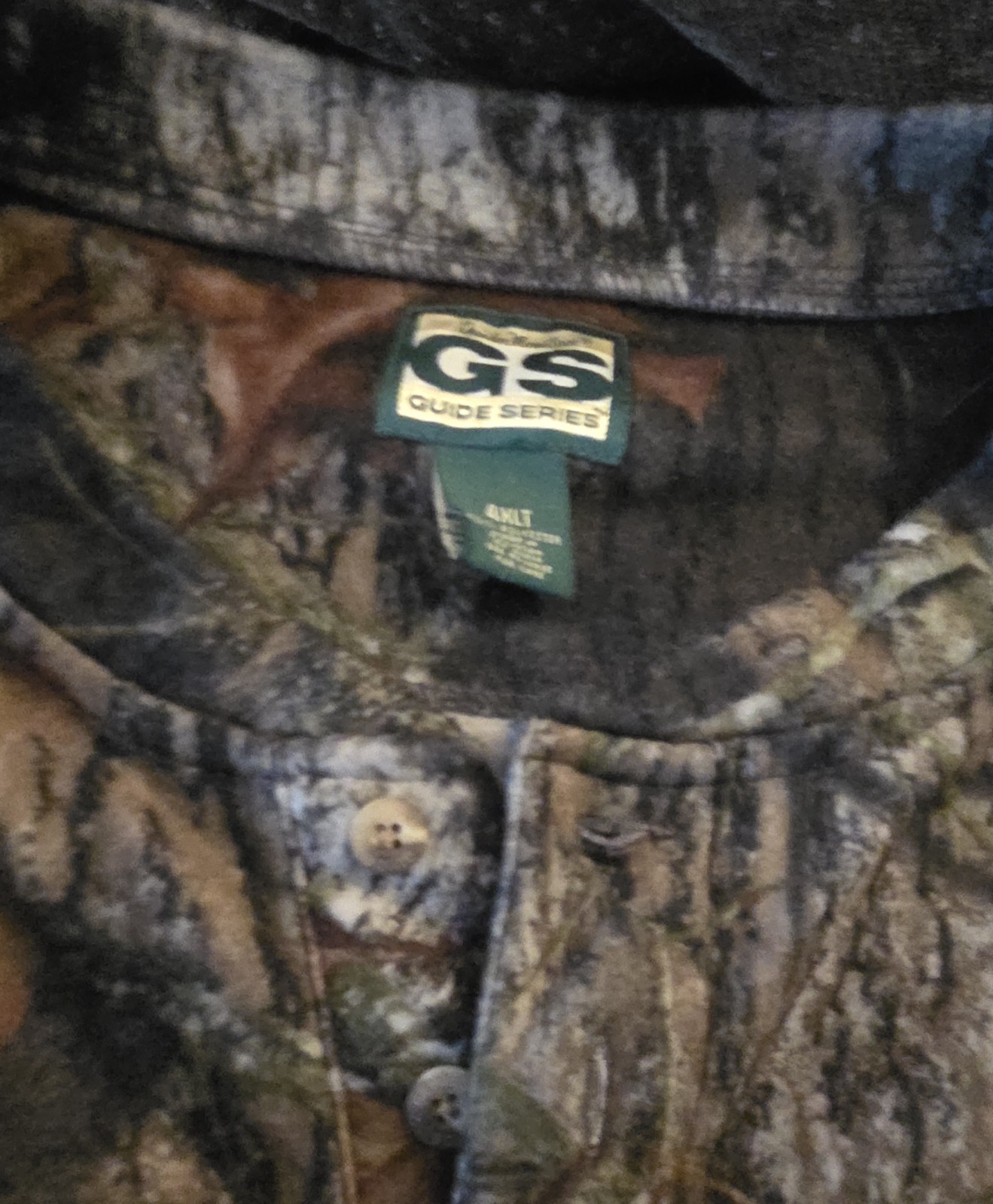 Gander Mountain Guide Series Fleece Quarter Button Camo Hunting Outdoors