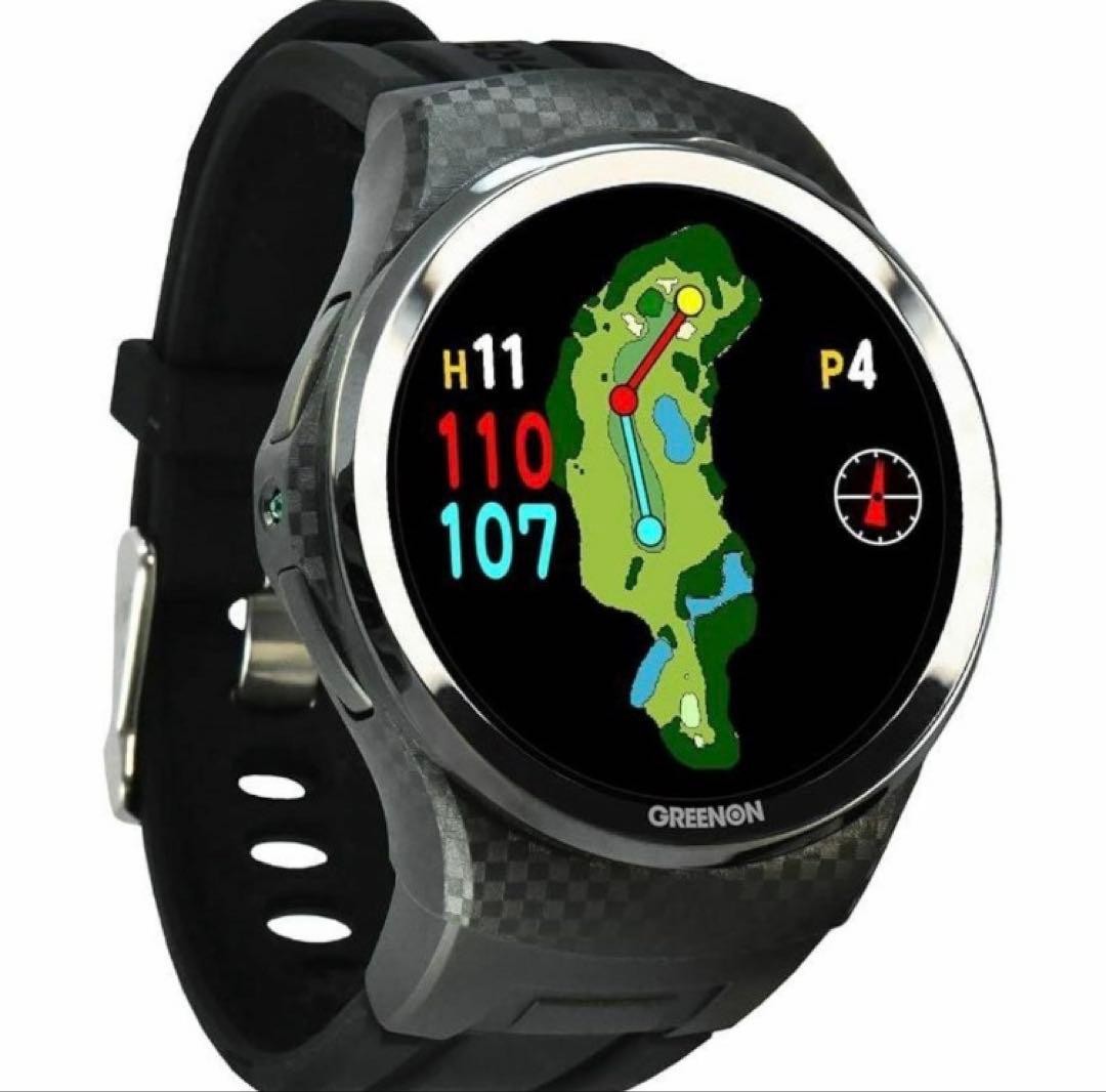 GREENON THE GOLF WATCH A1-III GPS Golf Watch Black Unused
