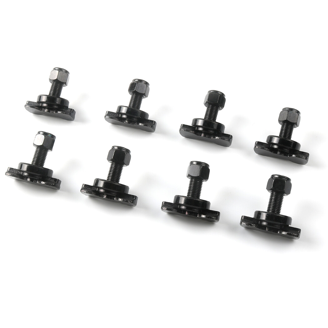 8 Pcs L-Track Double Lug Threaded Stud Nut Fitting Tie Down| Used with L Track R
