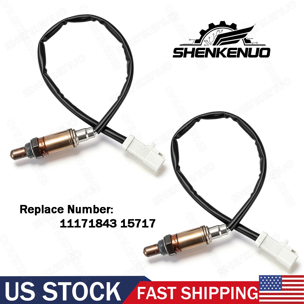 Set of 2 New Oxygen O2 Sensor for 1992-1995 Mercury Grand Marquis V8 4.6L