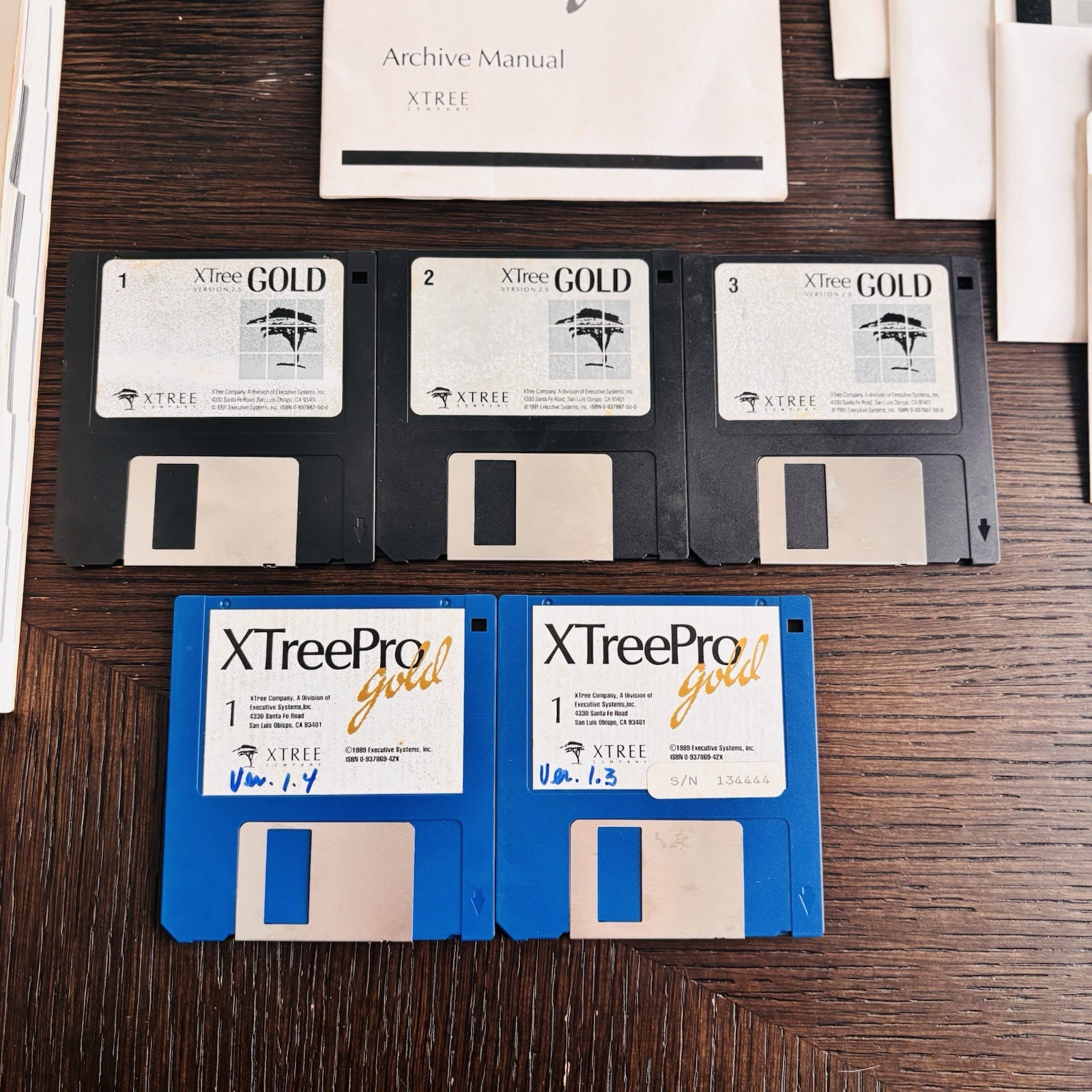 XTree Gold v2.5 DOS Utility Software Complete Boxed Set 5.25 & 3.5 Disks