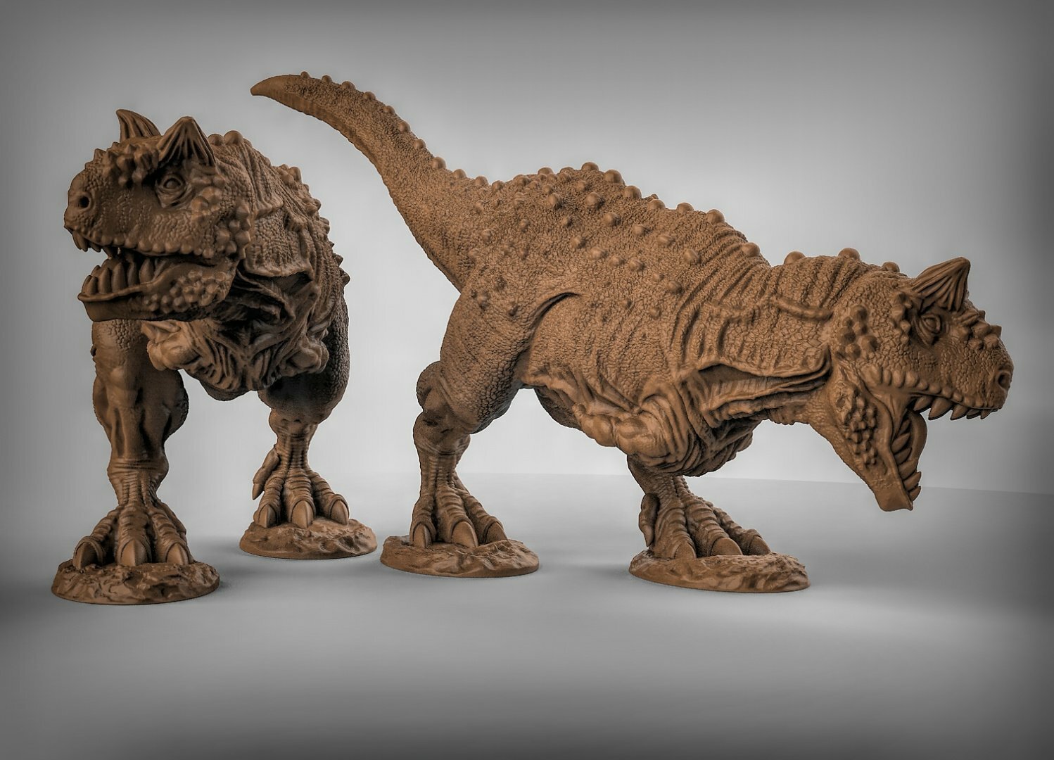 Carnotaurus Resin 3D Models for Dungeons & Dragons & Board RPGs