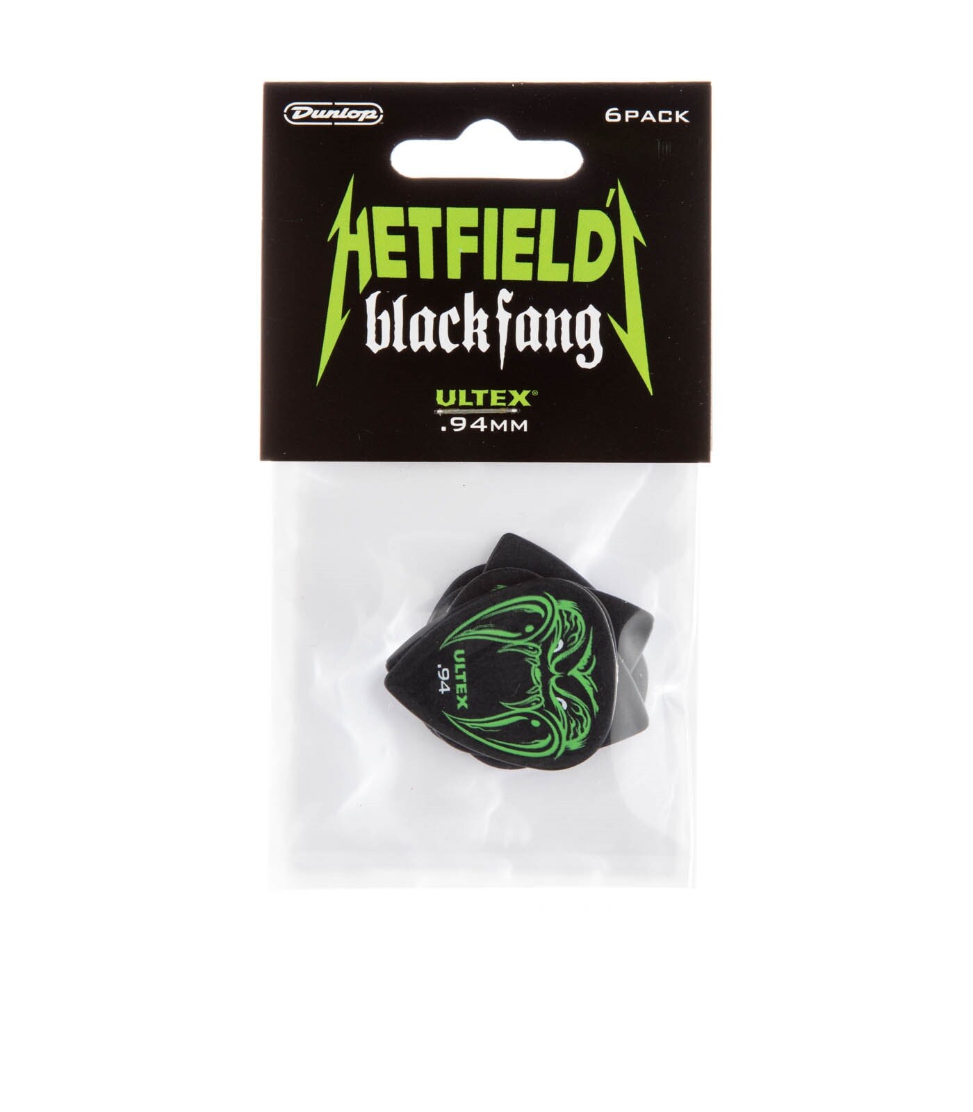 DUNLOP PH112P.94 Hetfield's Black Fang Picks 6 Picks with FREE Shipping