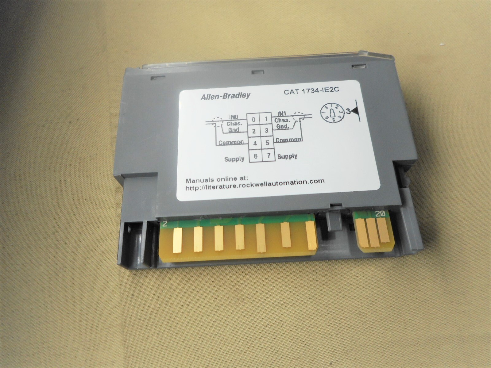 Allen Bradley 1734-IE2C I/O module (NIB)