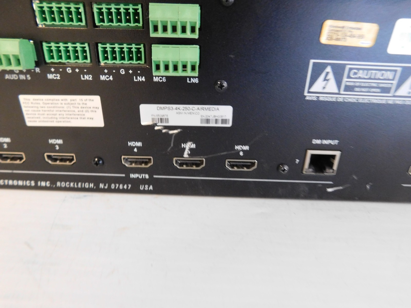 ^^ CRESTRON 4K DIGITAL MEDIA PRESENTATION SYSTEM MODEL DMPS3-4K-250-C (PLM80)