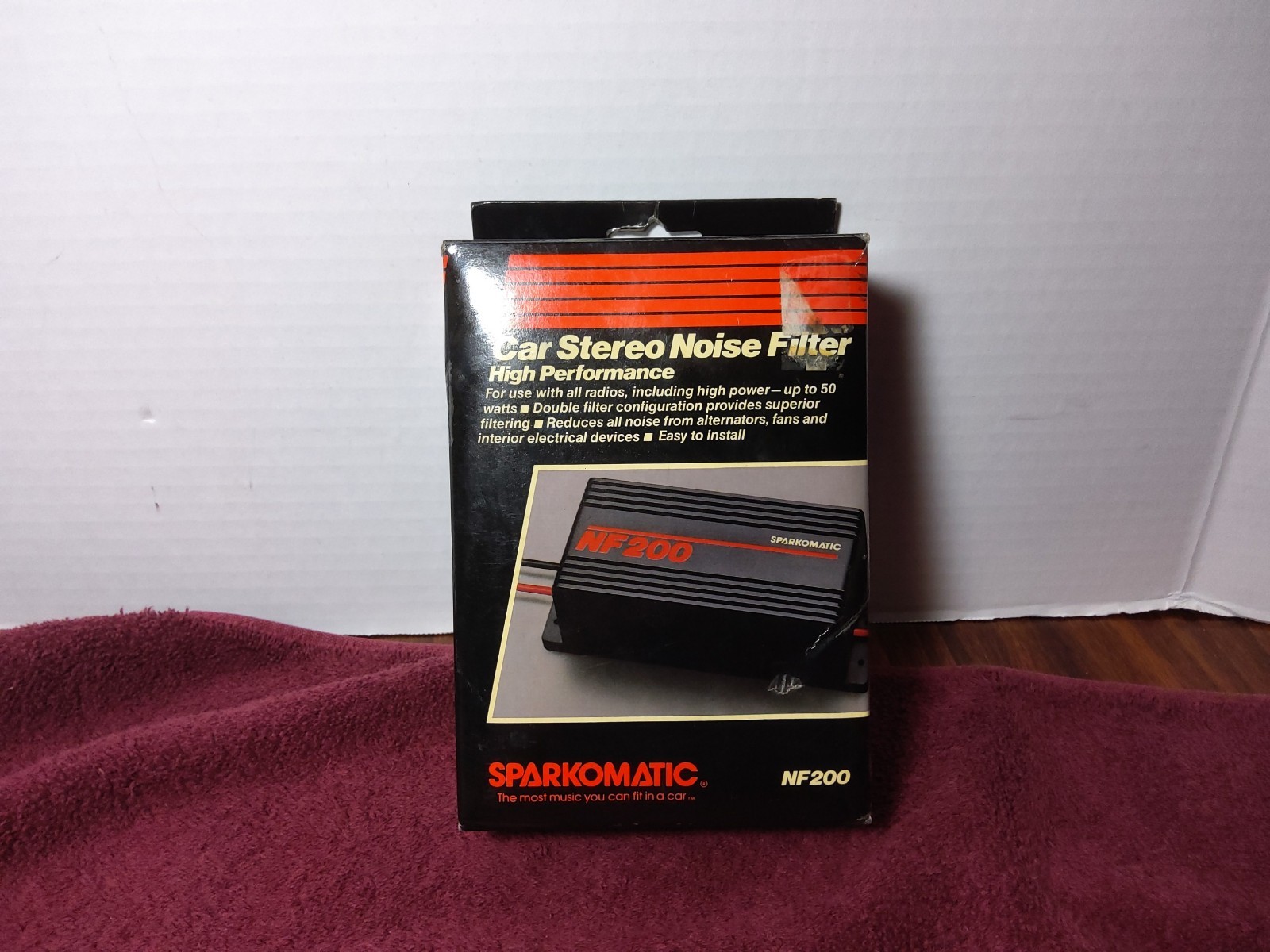 NOS SPARKOMATIC NF200 CAR STEREO NOISE FILTER