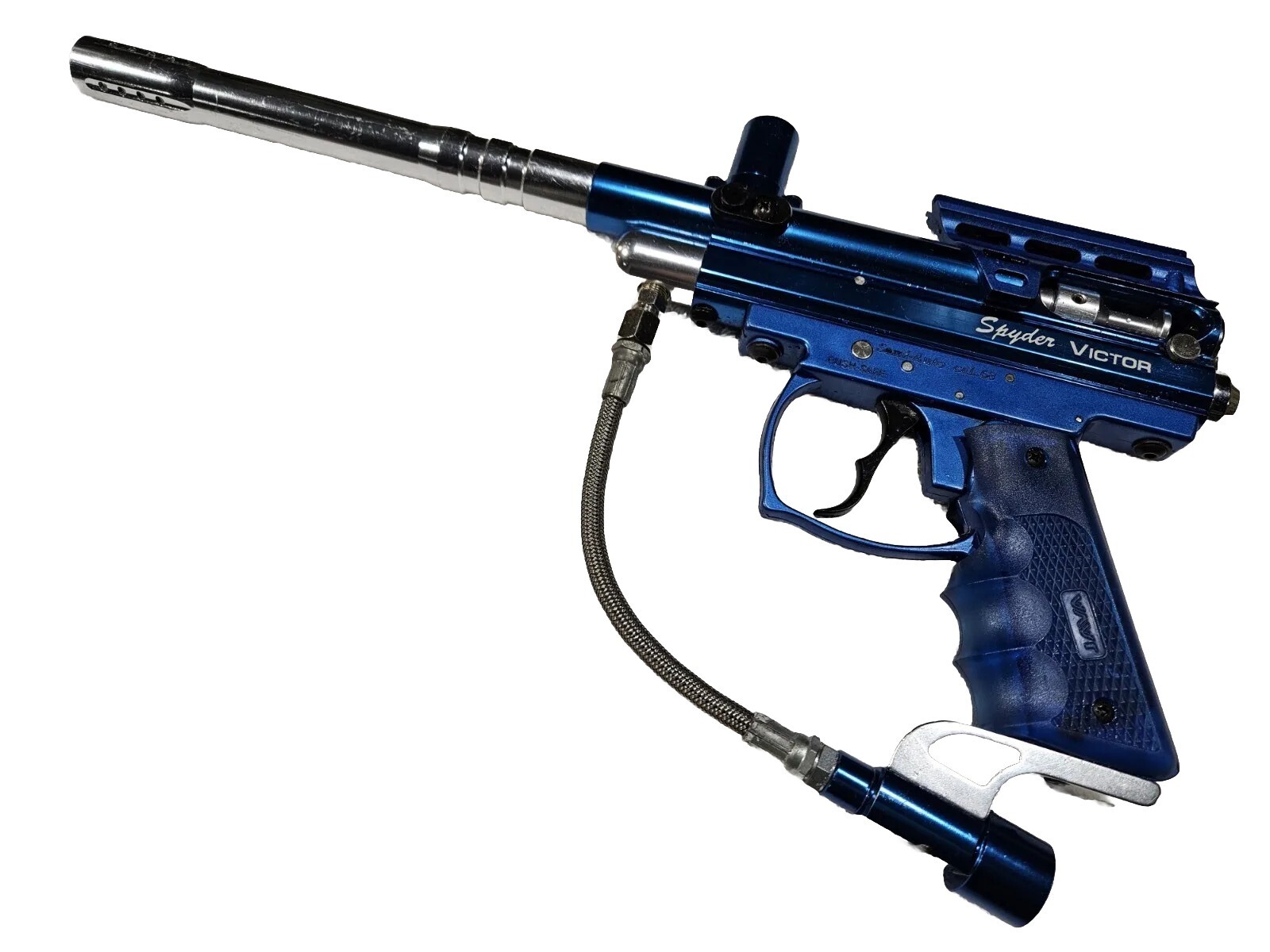 Works Well Spyder Blue Victor Paintball Gun Semi Auto Mechanical Free Shipping