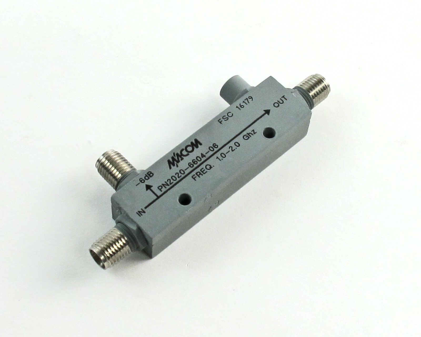 M/A-COM MACOM 2020-6604-06 Directional Coupler, 6dB, 1-2 GHz