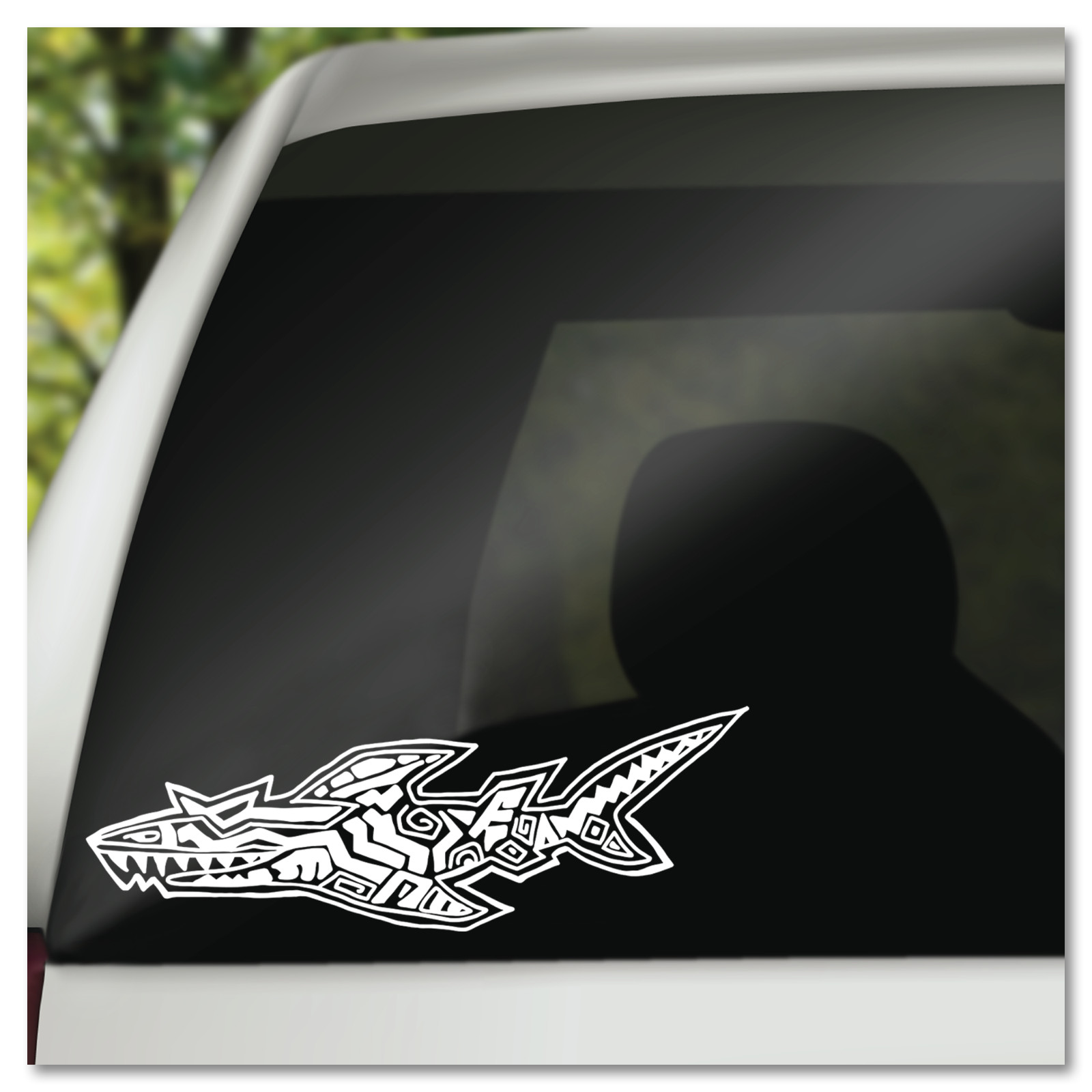 6" Retro Maui and Sons Shark  Vinyl Decal Sticker