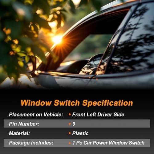 1J4959857D Front Left Driver Side Door Master Power Window Control Switch with