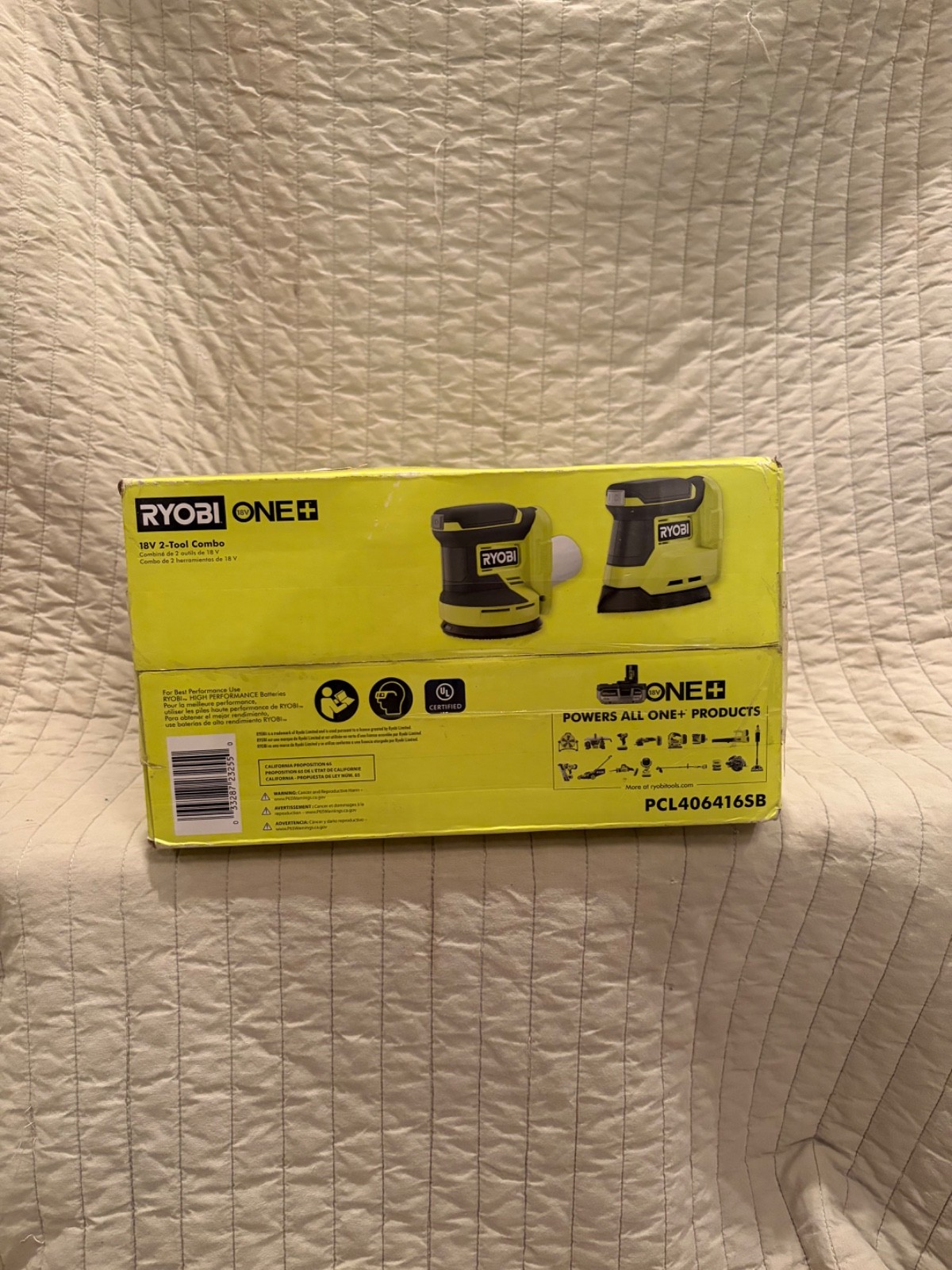 Ryobi 18V 2-Tool Combo Sanders (Tool only) PCL406416SB