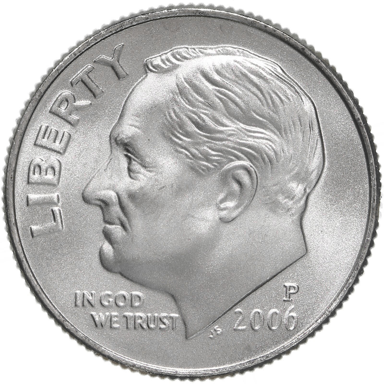 2006 P Roosevelt Dime Satin Finish