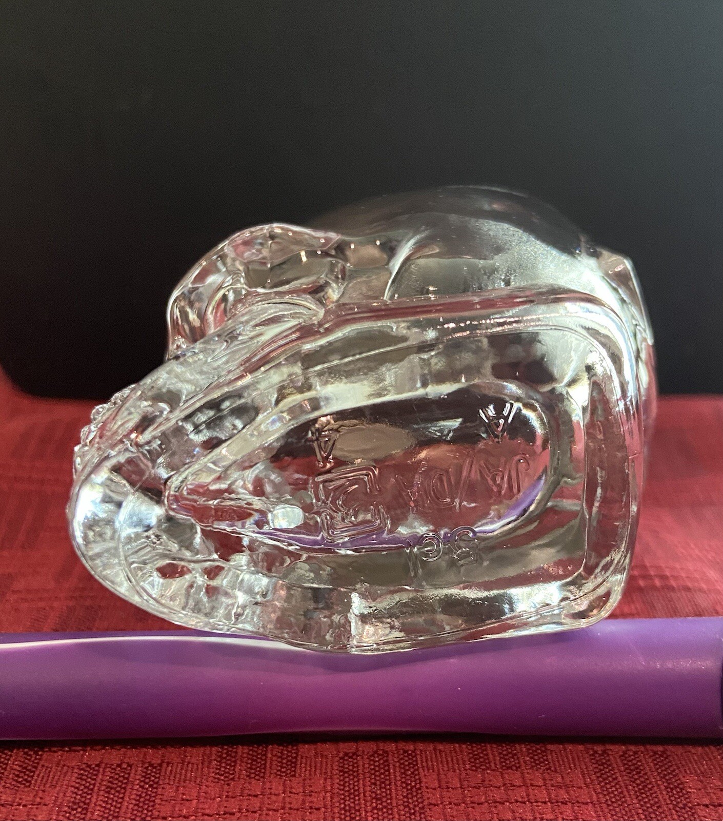 Crystal Head Vodka 50ML Glass Skull Empty Bottle With Cap