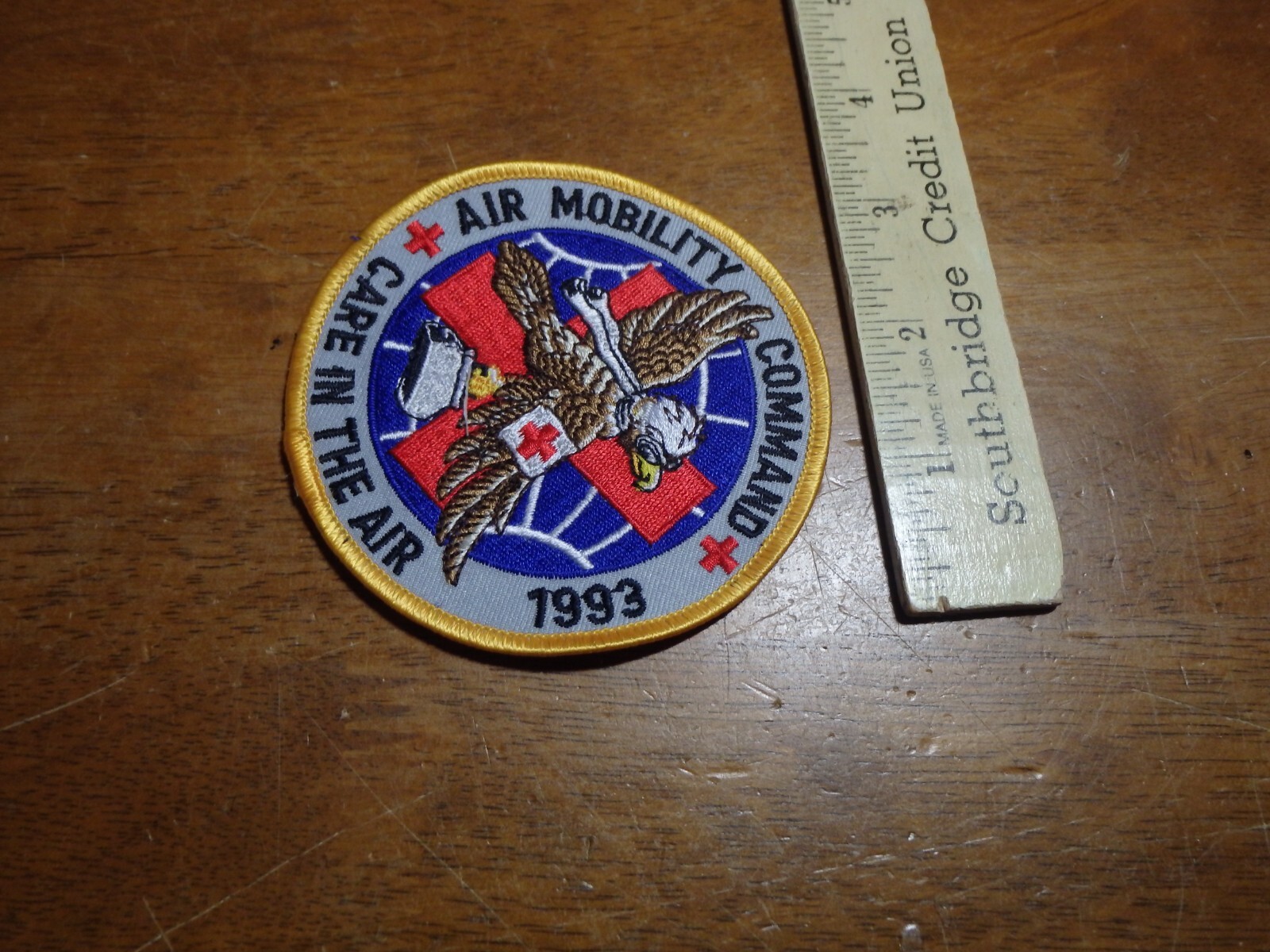 U S AIRFORCE  AIR MOBILITY COMMAND   JET FIGHTERS TOM CAT   PATCH  BX T#110