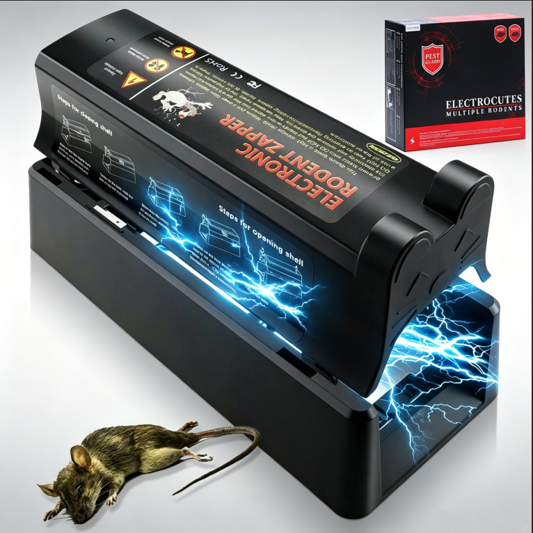 Electronic Mouse Trap Victor Control Rat Killer Electric Rodent Zapper Outdoor