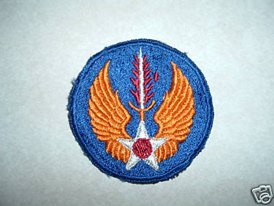 MILITARY PATCH US AIR FORCE IN EUROPE WW2 GERMAN MADE NEW OLD STOCK SEW ON RARE