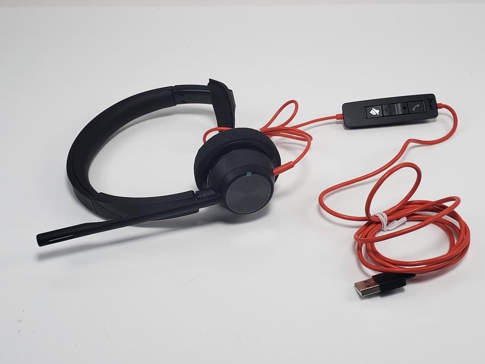 Plantronics BLACKWIRE 3310, BW3310 USB-A - Repackaged