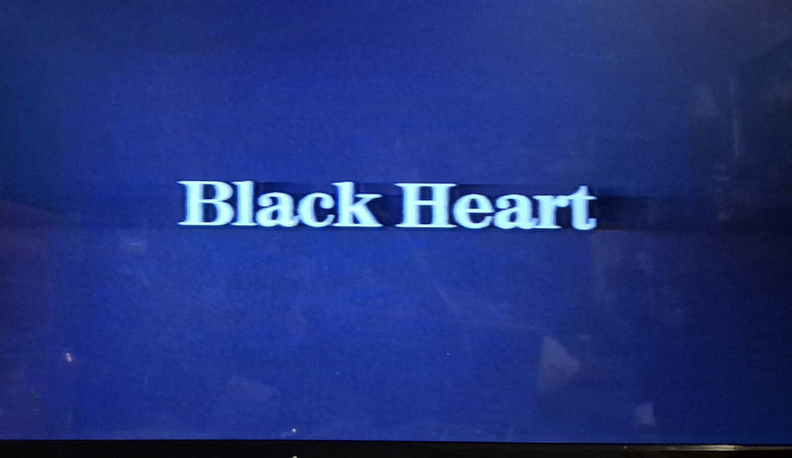 BLACK HEART 1994 Jim Exton VHS