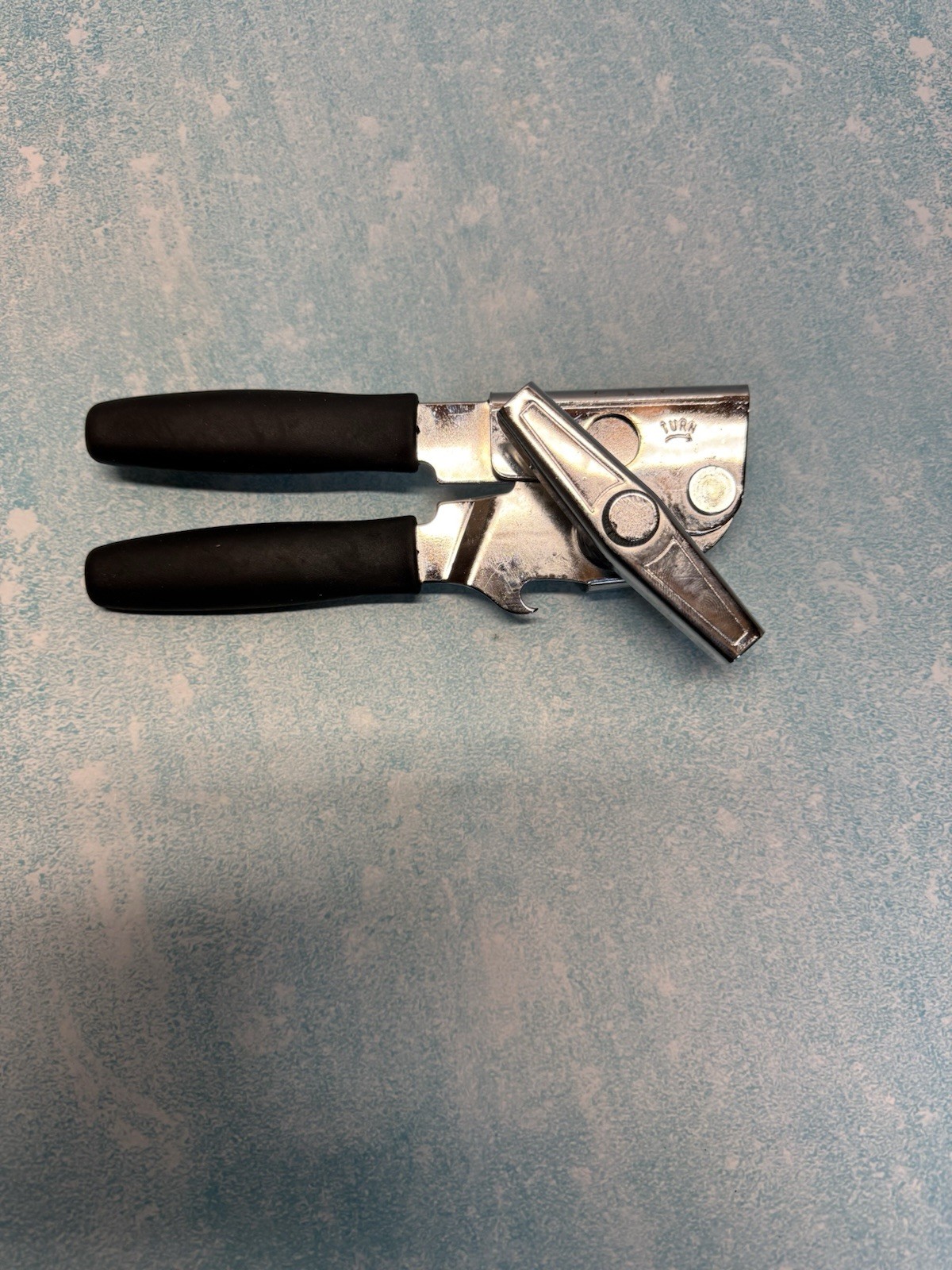 Swing-A-Way 407WH 7” In Hand Held Can Opener - Black /Silver