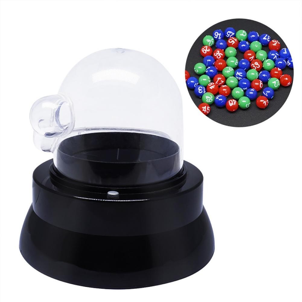 Electric Lucky Number Picking Machine Lottery Bingo Games Shake Lucky Ball B