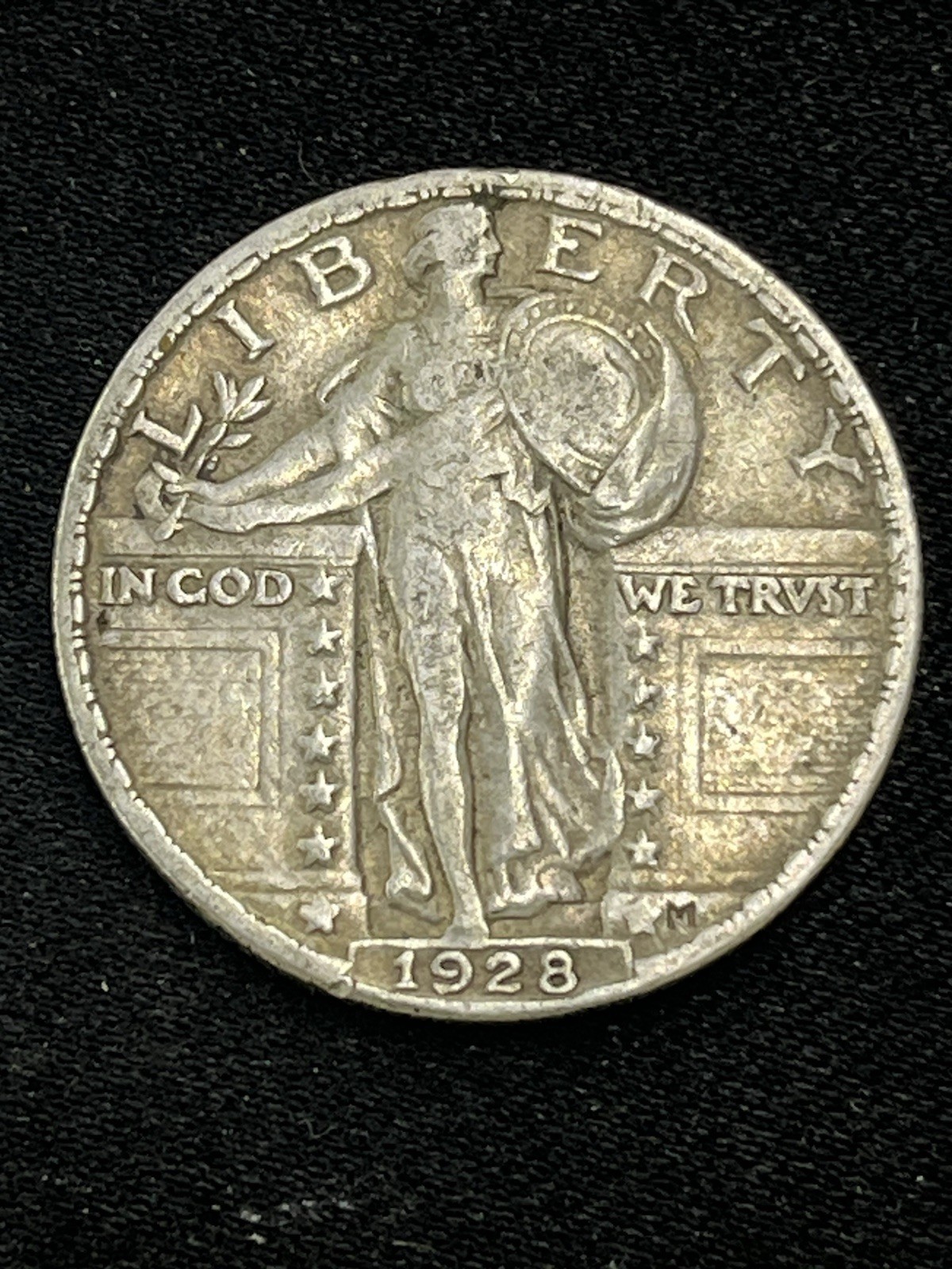 1928 Philadelphia Mint Silver Standing Liberty Quarter