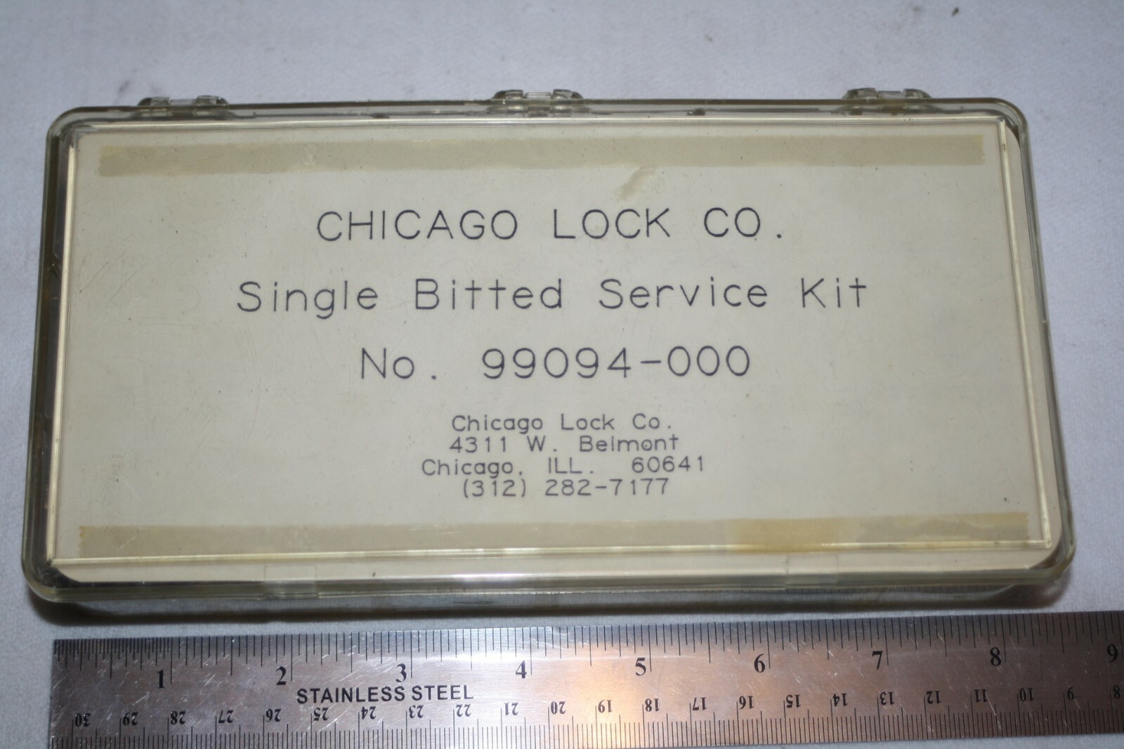 Chicago Lock Single Bitted Service Kit No 99094-000