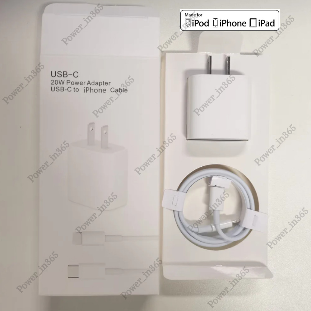 PD 20W Fast Charger Power Adapter Type-C Cable For iPhone 11/12/13/14 Pro XR X 8