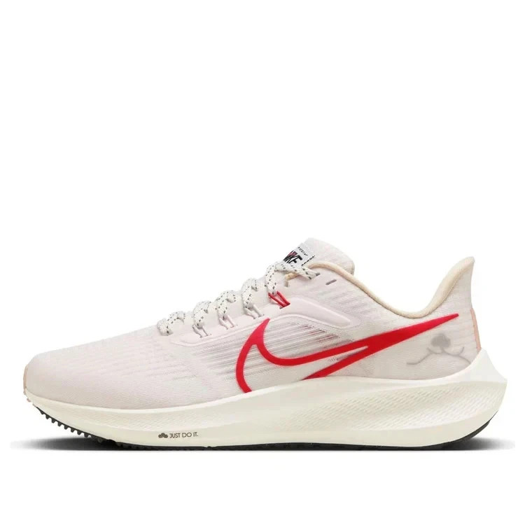 Nike Air Zoom Pegasus 39 Running Shoes Sail Pearl Pink Red FD4344-161 Womens