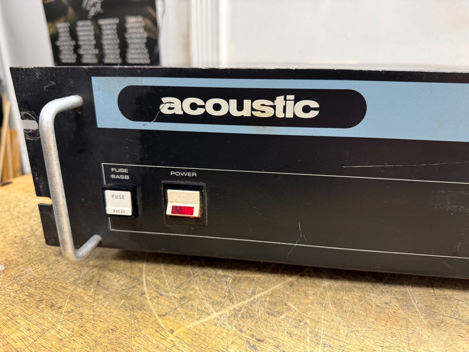 ACOUSTIC 833 POWER AMPLIFIER